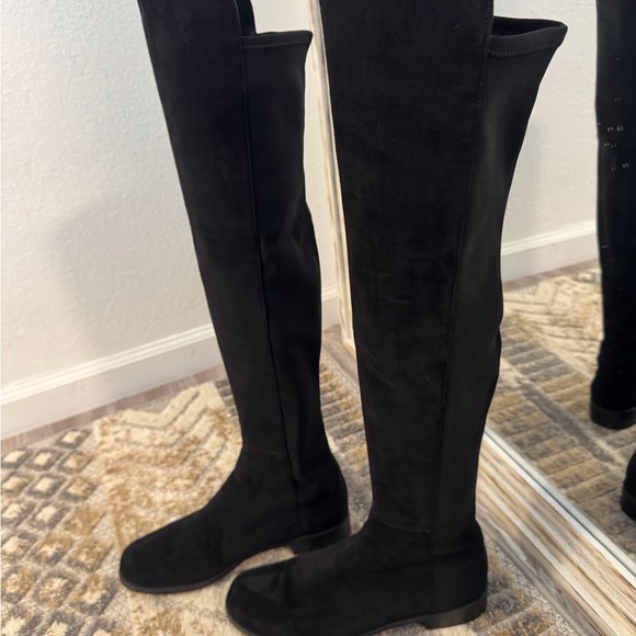 Stuart Weitzman Black Suede Over-the-Knee (OTK) 5050 Boots women’s size 11 - Picture 6 of 15